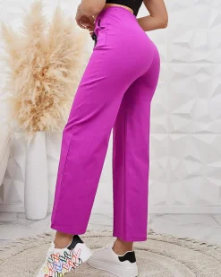 Royalfashion Szerokie spodnie damskie