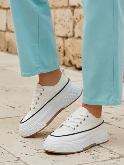 Royalfashion Trampki damskie na platformie Beemes