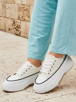 Royalfashion Trampki damskie na platformie Beemes