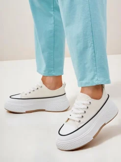 Royalfashion Trampki damskie na platformie Beemes