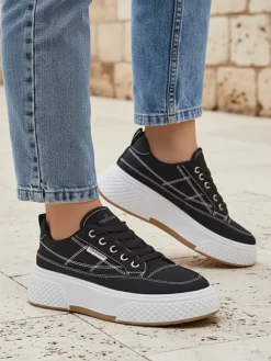 Royalfashion Trampki damskie na platformie Irrles