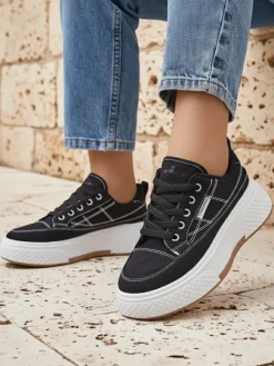 Royalfashion Trampki damskie na platformie Irrles