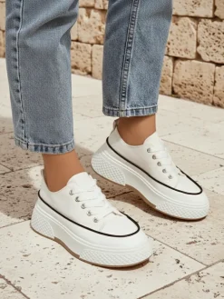 Royalfashion Trampki damskie na platformie Beemes