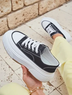 Royalfashion Trampki damskie na platformie Beemes