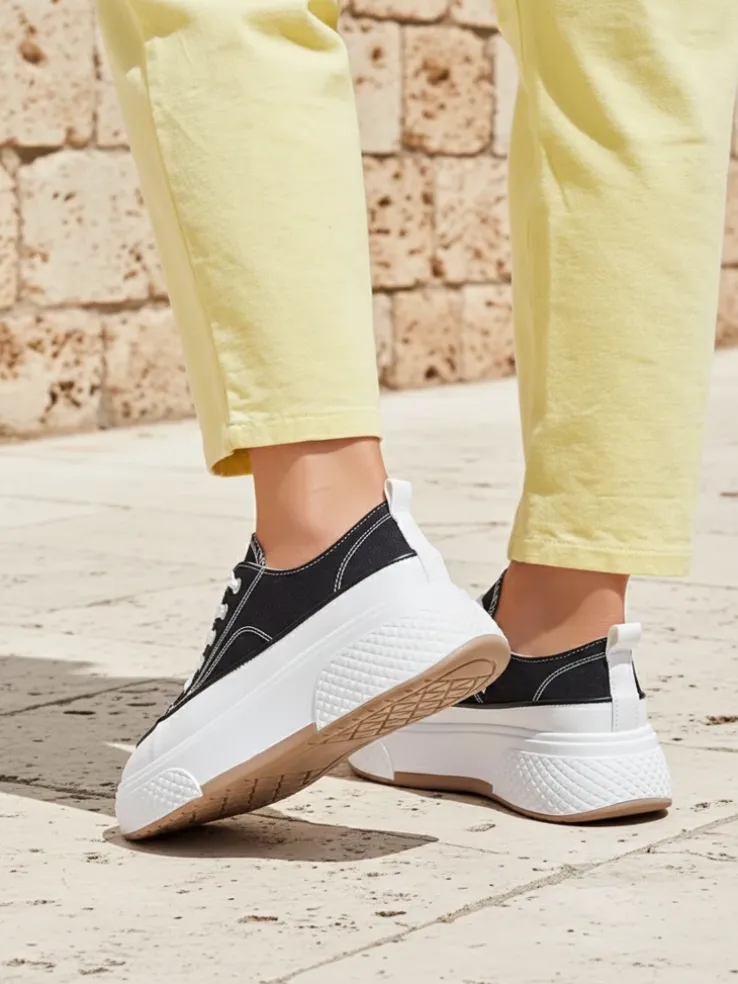 Royalfashion Trampki damskie na platformie Beemes