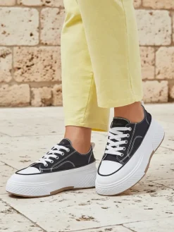 Royalfashion Trampki damskie na platformie Beemes