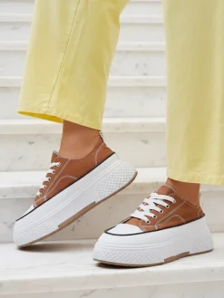 Royalfashion Trampki damskie na platformie Beemes