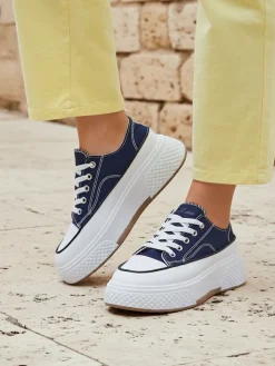 Royalfashion Trampki damskie na platformie Beemes