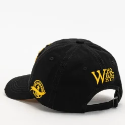 Royalfashion Uniwersalna czapka z daszkiem w kolorze czarnym