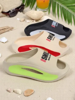 Royalfashion Uniwersalne gumowe klapki Super Smile