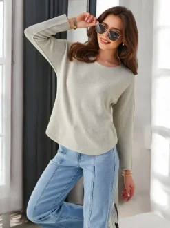 Royalfashion Wiskozowy cienki damski sweterek