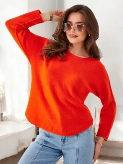 Royalfashion Wiskozowy cienki damski sweterek