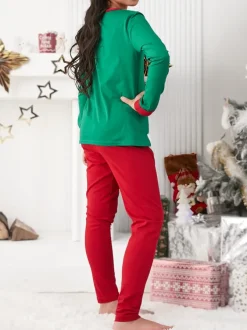 Royalfashion Świąteczna dziecięca piżama z printem