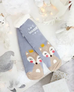 Royalfashion Świąteczne damskie zimowe skarpetki z zwężeniami