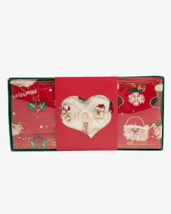 Royalfashion Świąteczne skarpetki w pudełku 3/pak