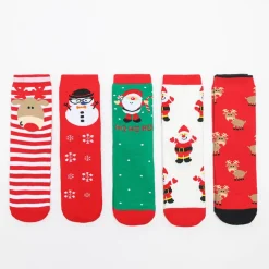 Royalfashion Świąteczne skarpetki 5/pak
