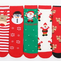 Royalfashion Świąteczne skarpetki 5/pak