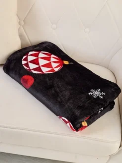 Royalfashion Świąteczny koc narzutka 200x220