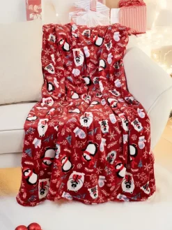 Royalfashion Świąteczny koc narzutka 160x200