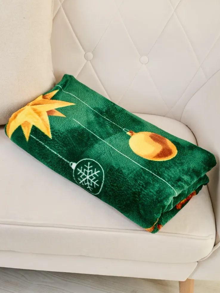 Royalfashion Świąteczny koc narzutka 200x220