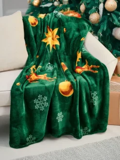 Royalfashion Świąteczny koc narzutka 200x220