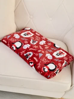 Royalfashion Świąteczny koc narzutka 200x220