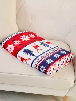 Royalfashion Świąteczny koc narzutka 200x220