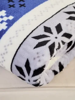 Royalfashion Świąteczny koc narzutka 160x200