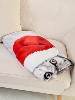 Royalfashion Świąteczny koc narzutka 200x220