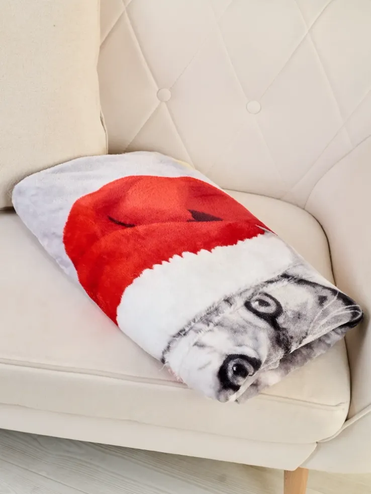 Royalfashion Świąteczny koc narzutka 200x220