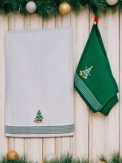 Royalfashion Świąteczny komplet ręczników Happy New Year