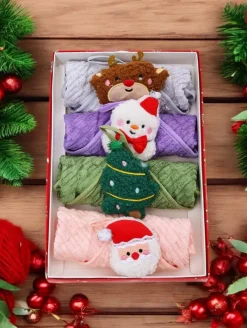 Royalfashion Świąteczny komplet ręczników Happy Xmas