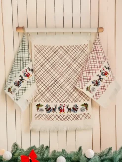 Royalfashion Świąteczny komplet 3 ściereczek kuchennych