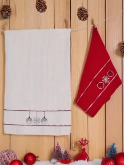 Royalfashion Świąteczny komplet ręczników Happy New Year