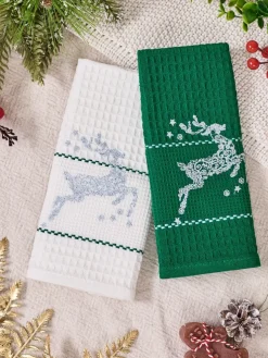 Royalfashion Świąteczny komplet ręczników Happy New Year