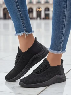 Royalfashion Wsuwane damskie materiałowe buty sportowe Arrate