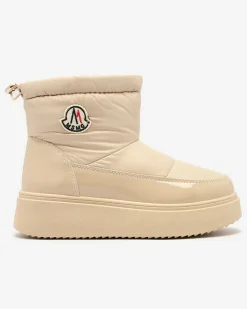 Royalfashion Wsuwane śniegowce damskie w beżowym kolorze Ademra