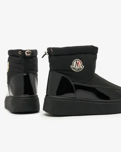 Royalfashion Wsuwane śniegowce damskie w czarnym kolorze Ademra