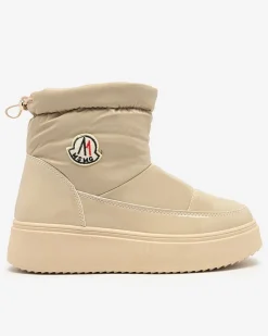 Royalfashion Wsuwane śniegowce damskie w jasnobrązowym kolorze Ademra