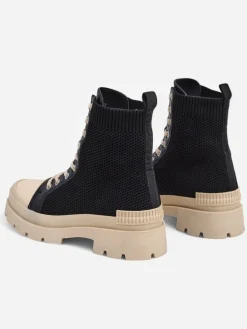 Royalfashion Wysokie trampki damskie na masywnej podeszwie Heyloy