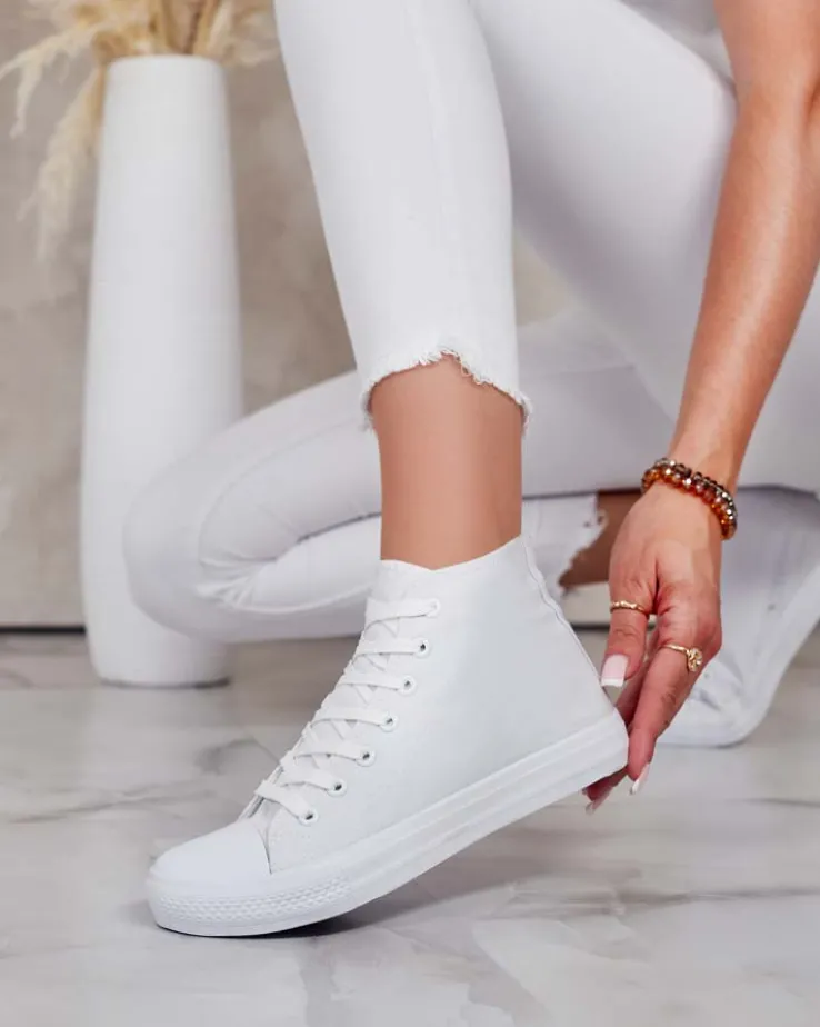 Royalfashion Wysokie trampki damskie Hollas