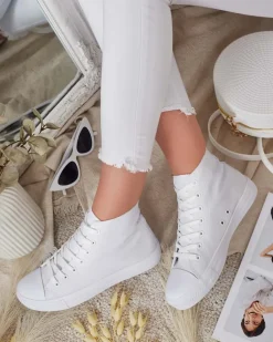 Royalfashion Wysokie trampki damskie Hollas