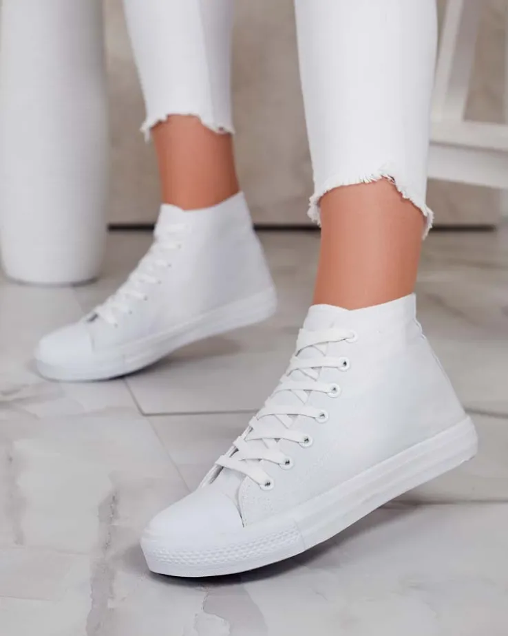 Royalfashion Wysokie trampki damskie Hollas