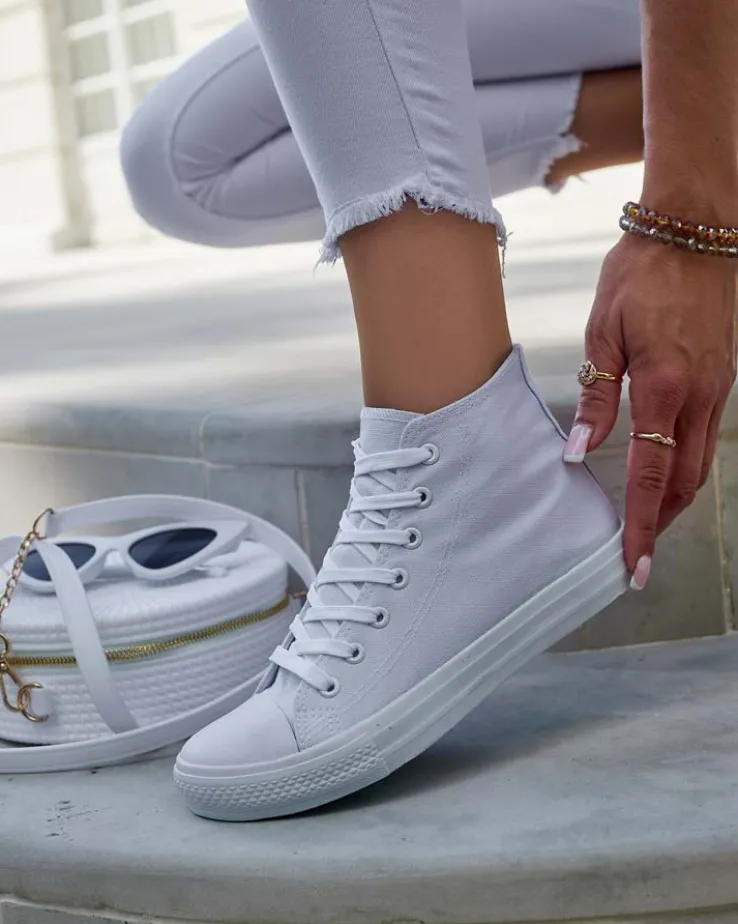 Royalfashion Wysokie trampki damskie Hollas