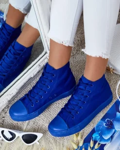 Royalfashion Wysokie trampki damskie Hollas