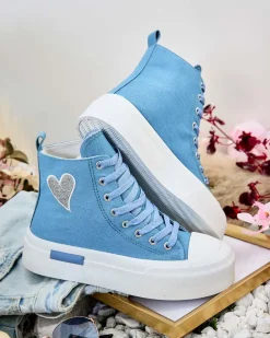 Royalfashion Wysokie trampki damskie Tris