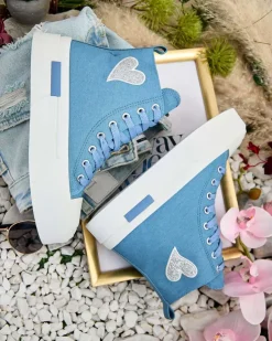 Royalfashion Wysokie trampki damskie Tris