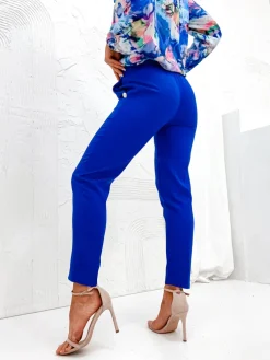 Royalfashion Wzorzysta bluzka z kokardą