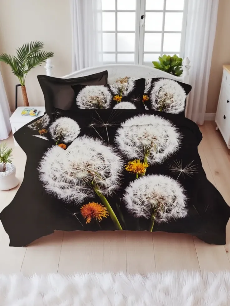 Royalfashion Wzorzysta pościel 180x200 komplet 3 CZĘŚCI