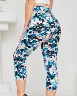 Royalfashion Wzorzyste damskie legginsy 3/4